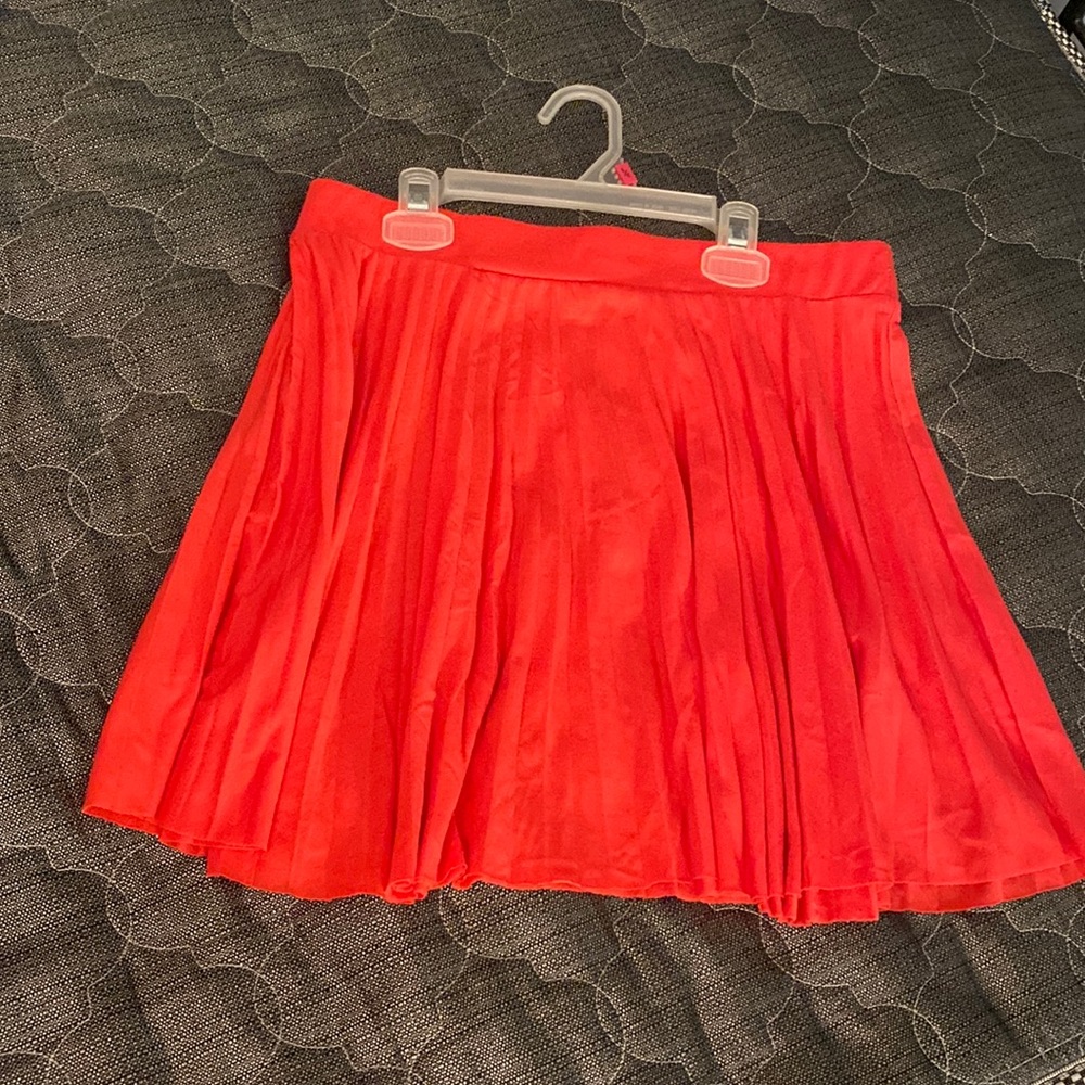 Salmon pink skirt ardene flowy